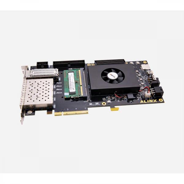 디바이스마트,MCU보드/전자키트 > 프로세서/개발보드 > FPGA,ALINX,AMD XILINX Kintex-7 FMC LPC PCIe SFP FPGA Development Board XC7K325 [AX7325B],FPGA Chip : XC7K325T-2FFG900I / PCIe Gen2 : X8 / Logic : 326,080 /  / 2GB DDR3, 64bit Bus, Data Rate 1600Mbps / QSPI Flash : 128Mbit