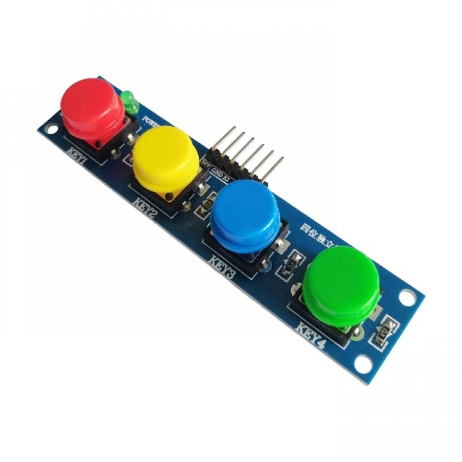 4버튼 스위치 모듈 원형 혼합 [HW-ST004]