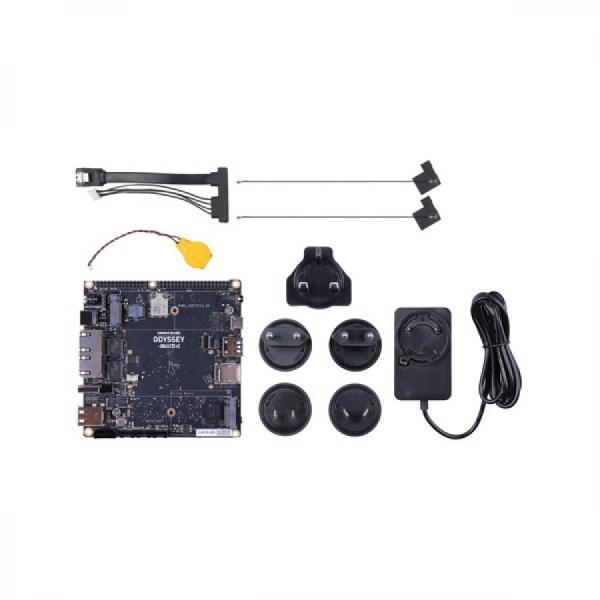디바이스마트,MCU보드/전자키트 > 인공지능/임베디드/산업용 > 인공지능/머신러닝 > 인공지능 개발보드/모듈/키트,Seeedstudio,[KC인증] ODYSSEY - X86J4125864 v2 - with 64GB eMMC, Linux and RP2040 Core [102110765],64GB eMMc 포함 / 쿼드 코어 Intel® Celeron® J4125, 8GB LPDDR4 RAM / 2.5GbE / WIFI / 고화질 4K 비디오 출력 지원 / 라즈베리파이, 윈도우 , 리눅스 등 지원 / KC 인증