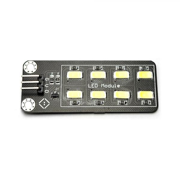 디바이스마트,MCU보드/전자키트 > 디스플레이 > LED,SMG,아두이노 8램프 흰색 LED 모듈 [KITS05],아두이노 프로그래밍에 적합한 LED 모듈 / 램프수 : 8개 / 작동 전압 : 3.3-5V / size : 54*22mm / 화이트