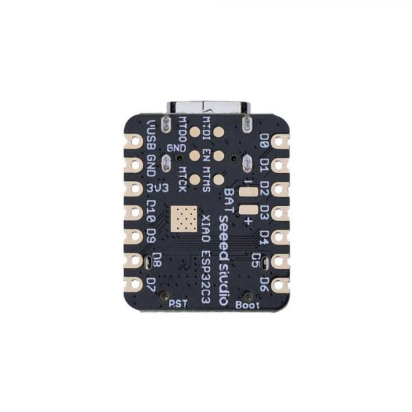 디바이스마트,오픈소스/코딩교육 > 파이썬/IoT 개발 보드 > Seeedstudio XIAO > XIAO 보드,Seeedstudio,Seeed Studio XIAO ESP32-C3 [113991054],ESP32-C3 32비트 RISC-V 칩 통합 , 최대 160MHz 작동 / Arduino/CircuitPython 지원 / 21 x 17.5mm, Seeed Studio XIAO 시리즈 클래식 폼 팩터, 웨어러블 장치에 적합