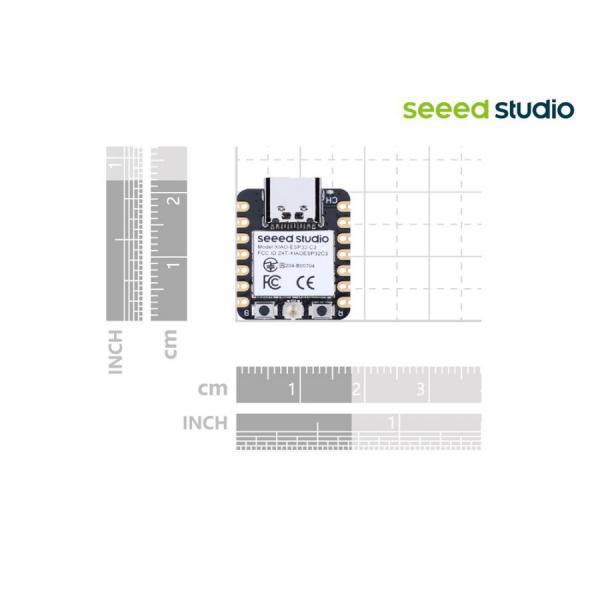 디바이스마트,오픈소스/코딩교육 > 파이썬/IoT 개발 보드 > Seeedstudio XIAO > XIAO 보드,Seeedstudio,Seeed Studio XIAO ESP32-C3 [113991054],ESP32-C3 32비트 RISC-V 칩 통합 , 최대 160MHz 작동 / Arduino/CircuitPython 지원 / 21 x 17.5mm, Seeed Studio XIAO 시리즈 클래식 폼 팩터, 웨어러블 장치에 적합
