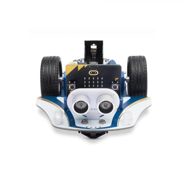 디바이스마트,오픈소스/코딩교육 > Micro:Bit > 마이크로비트 교육용키트,ELECFREAKS,ELECFREAKS Smart Cutebot Pro, Programming Robot Car For micro:bit [EF08292],STEAM 교육용 프로그래밍 로봇으로, 4방향 적외선 선 추적 센서, 엔코더 모터, LED 무지개 빛, 초음파 센서 및 기타 장치를 갖추고 있음 /  Cutebot Pro는 카트 이동 거리를 제어할 수 있는 유연성을 제공 /  회전 각도를 보다 정밀하게 제어