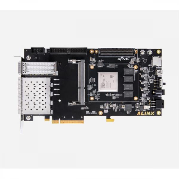 디바이스마트,MCU보드/전자키트 > 프로세서/개발보드 > FPGA,ALINX,AMD XILINX Kintex-7 FMC LPC PCIe SFP FPGA Development Board XC7K325 [AX7325B],FPGA Chip : XC7K325T-2FFG900I / PCIe Gen2 : X8 / Logic : 326,080 /  / 2GB DDR3, 64bit Bus, Data Rate 1600Mbps / QSPI Flash : 128Mbit