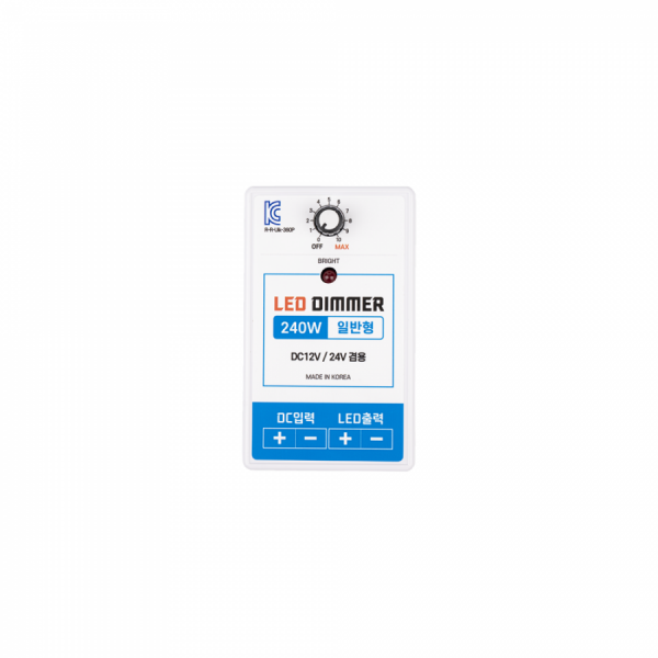 디바이스마트,LED/LCD > 드라이버/컨트롤러 > 조광기 디머,유아이,LED DIMMER - 240W 일반형,지나친 인공조명으로 인한 빛공해 방지 제품 / 볼륨으로 원하는 밝기 간편 조절 / 디머