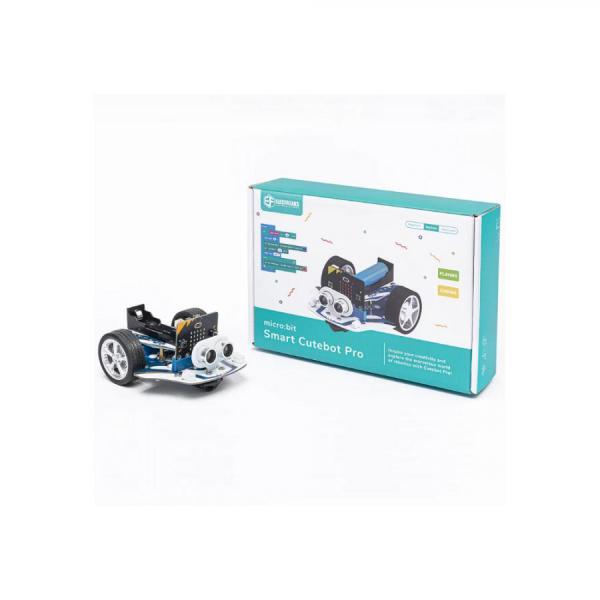 디바이스마트,오픈소스/코딩교육 > Micro:Bit > 마이크로비트 교육용키트,ELECFREAKS,ELECFREAKS Smart Cutebot Pro, Programming Robot Car For micro:bit [EF08292],STEAM 교육용 프로그래밍 로봇으로, 4방향 적외선 선 추적 센서, 엔코더 모터, LED 무지개 빛, 초음파 센서 및 기타 장치를 갖추고 있음 /  Cutebot Pro는 카트 이동 거리를 제어할 수 있는 유연성을 제공 /  회전 각도를 보다 정밀하게 제어