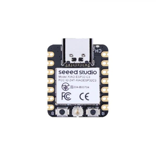 디바이스마트,오픈소스/코딩교육 > 파이썬/IoT 개발 보드 > Seeedstudio XIAO > XIAO 보드,Seeedstudio,Seeed Studio XIAO ESP32-C3 [113991054],ESP32-C3 32비트 RISC-V 칩 통합 , 최대 160MHz 작동 / Arduino/CircuitPython 지원 / 21 x 17.5mm, Seeed Studio XIAO 시리즈 클래식 폼 팩터, 웨어러블 장치에 적합