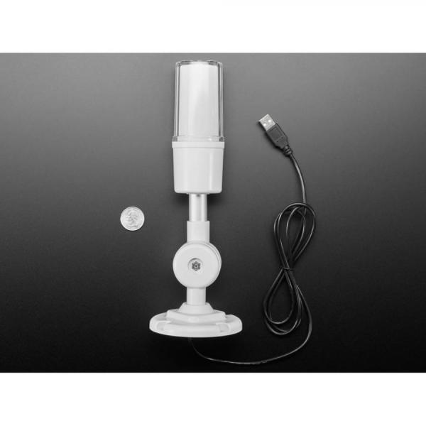 디바이스마트,MCU보드/전자키트 > 음악/앰프/녹음,Adafruit,Tri-Color USB Controlled Tower Light with Buzzer [ada-5125],3색 USB 타워 조명 / 부저 내장 / 12V / 라즈베리파이 호환 / 전체 길이 : 25.4cm, 10인치