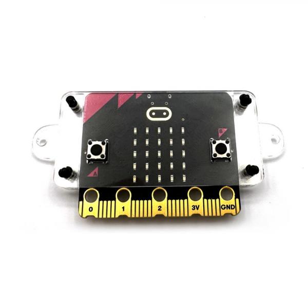 디바이스마트,오픈소스/코딩교육 > Micro:Bit > 마이크로비트 케이스/악세사리,Happy House,마이크로비트 아크릴 케이스 [CMODULE-9],마이크비트 V2 투명 아크릴 케이스 / 나사, 너트 * 5