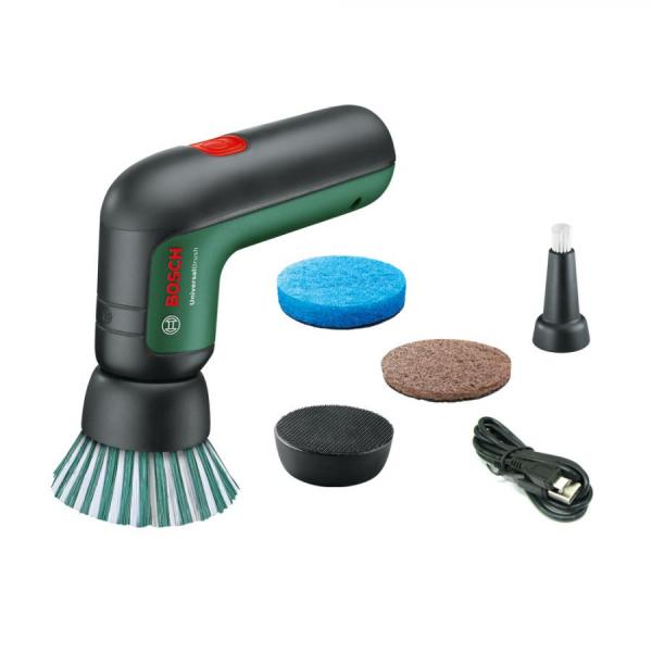 디바이스마트,수공구/전자공구/전동공구 > 전동/엔진공구 > 홈앤가든공구 > 송풍기/정원/청소,보쉬 BOSCH,보쉬 충전 청소용 브러시 UniversalBrush,전압 3.6V / 배터리용량 1.5Ah / IPX5 / 무부하속도 215 rpm / 중량 0.33Kg / 본체, 강모브러쉬, 디테일브러쉬, 블루패드(극세사), 갈색연마패드(연마), 패드홀더, USB 케이블 / 적합등록번호 R-R-RB9-UniversalBrush