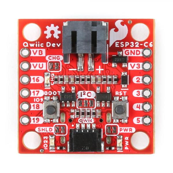 디바이스마트,오픈소스/코딩교육 > 파이썬/IoT 개발 보드 > ESP32,SparkFun,SparkFun Qwiic Pocket Development Board - ESP32-C6 [DEV-22925],ESP32-C6 Qwiic Pocket 개발 보드 / 미니 사이즈 / USB-C  / 14μA / WIFI 6 / Bluetooth 5.3