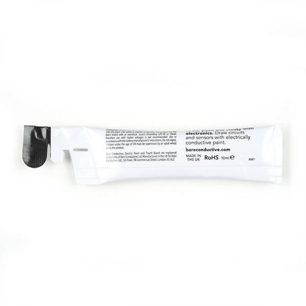 디바이스마트,화학/산업/안전 > 표면처리제 > 코팅제/광택제 > 코팅제,SparkFun,Bare Conductive - Electric Paint Sachet (10ml) [COM-22958],전도성 수성 페인트 / 무독성 / 종이, 판지, 목재, 금속, 고무, 플라스틱 등 다양한 곳에 사용