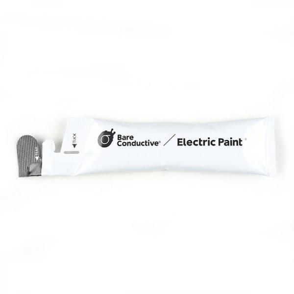 디바이스마트,화학/산업/안전 > 표면처리제 > 코팅제/광택제 > 코팅제,SparkFun,Bare Conductive - Electric Paint Sachet (10ml) [COM-22958],전도성 수성 페인트 / 무독성 / 종이, 판지, 목재, 금속, 고무, 플라스틱 등 다양한 곳에 사용