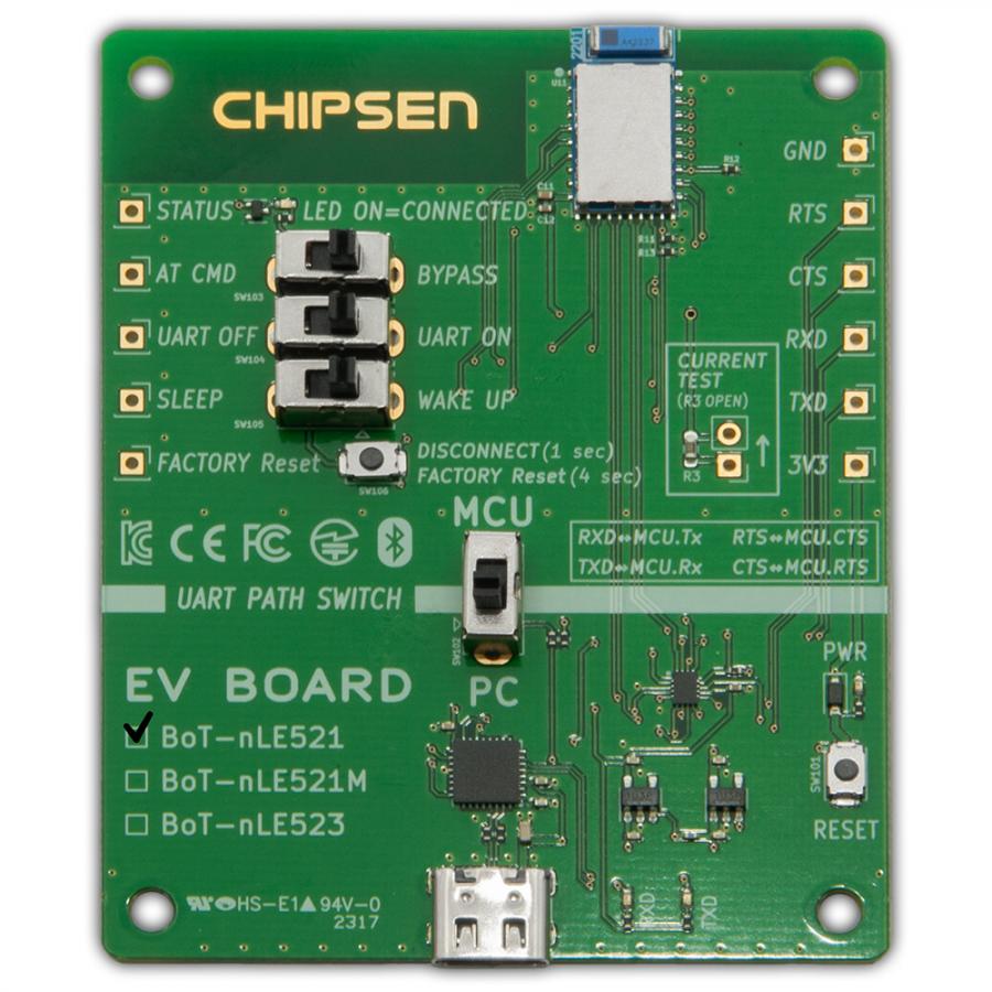 블루투스 BLE모듈 BoT-nLE521 테스트용 개발보드 [EVB-nLE521]