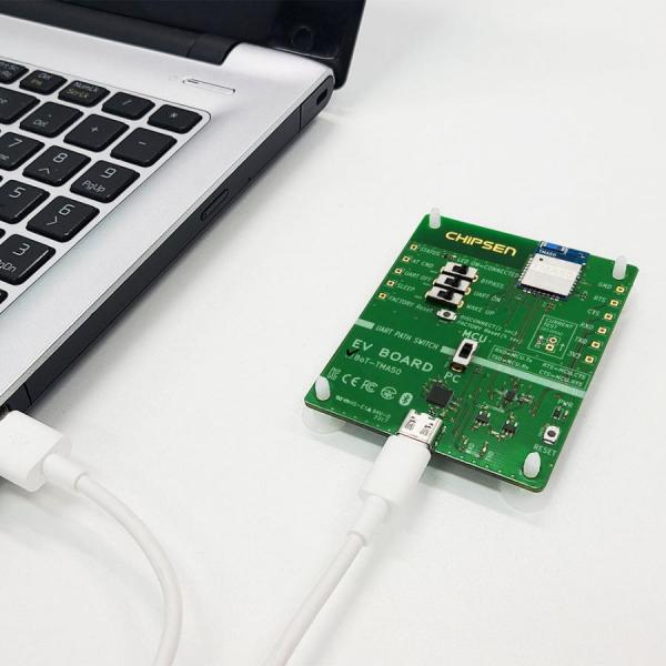 디바이스마트,MCU보드/전자키트 > 통신/네트워크 > 블루투스/BLE,(주)칩센,BoT-TMA50 테스트용 개발보드 EVB-TMA50,EVB-TMA50는 고객(개발자)가 제품을 설계하기 전에 먼저 블루투스 모듈(BoT-TMA50)의 기능을 테스트 할 수 있는 개발보드입니다.