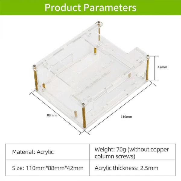 디바이스마트,MCU보드/전자키트 > 인공지능/임베디드/산업용 > 인공지능/머신러닝 > 인공지능 확장보드/액세서리,Happy House,Jetson Orin/NX/Xavier 아크릴 케이스 안테나 포함 [CMODULE-32],젯슨오린 나노, NX, 자비에 아크릴 케이스 / 안테나 포함