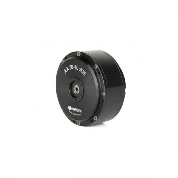 디바이스마트,기계/제어/로봇/모터 > 모터류 > BLDC모터 > 브랜드(Cubemars) BLDC모터,Cubemars,AK70-10 KV100  + 드라이버,AK Series / 로봇 관절 및 외골격·사족로봇·휴머노이드용 모터 / Rated Voltage：48V / Rated speed(rpm): 310 / Rated torque(Nm): 8.3 / 드라이버 + 엔코더 통합형 (UART, POWER IN, CAN)