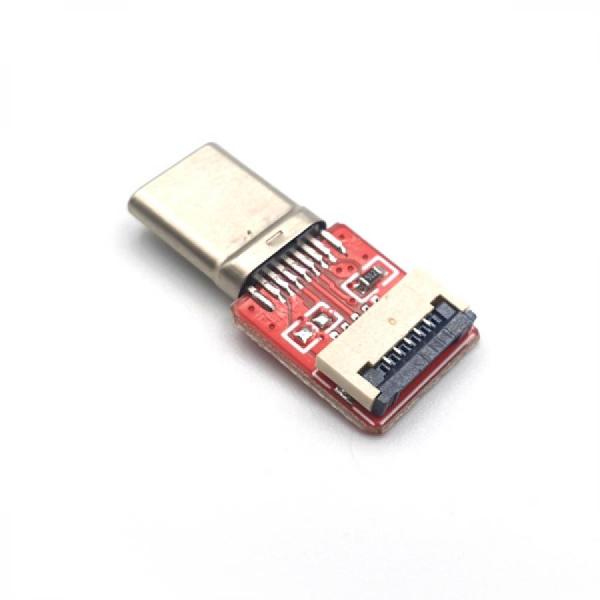 디바이스마트,커넥터/PCB > I/O 커넥터 > USB/IEEE 커넥터 > USB-C 타입 커넥터,BIND,C타입 USB DIY 직선 커넥터 모듈 [SZH-CON039],C타입 USB DIY 직선 커넥터 모듈 / FFC / 5핀 1.0피치 케이블용