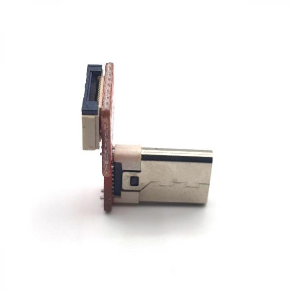 디바이스마트,커넥터/PCB > I/O 커넥터 > USB/IEEE 커넥터 > USB-C 타입 커넥터,BIND,C타입 USB DIY 직각 커넥터 모듈 [SZH-CON041],C타입 USB DIY 직각 커넥터 모듈 / FFC / 5핀 1.0피치 케이블용