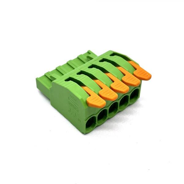 디바이스마트,커넥터/PCB > 터미널블럭 > DINKLE,DINKLE,터미널블럭 0257-1105 (5핀),5ESDV의 PCB 헤더 완벽 호환 / 플러그 교체로 푸시인 디자인으로 변경이 가능 /