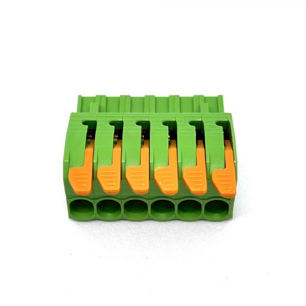 디바이스마트,커넥터/PCB > 터미널블럭 > DINKLE,DINKLE,터미널블럭 0257-1106 (6핀),5ESDV의 PCB 헤더 완벽 호환 / 플러그 교체로 푸시인 디자인으로 변경이 가능 /