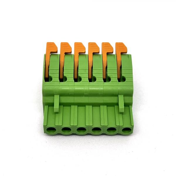 디바이스마트,커넥터/PCB > 터미널블럭 > DINKLE,DINKLE,터미널블럭 0257-1106 (6핀),5ESDV의 PCB 헤더 완벽 호환 / 플러그 교체로 푸시인 디자인으로 변경이 가능 /