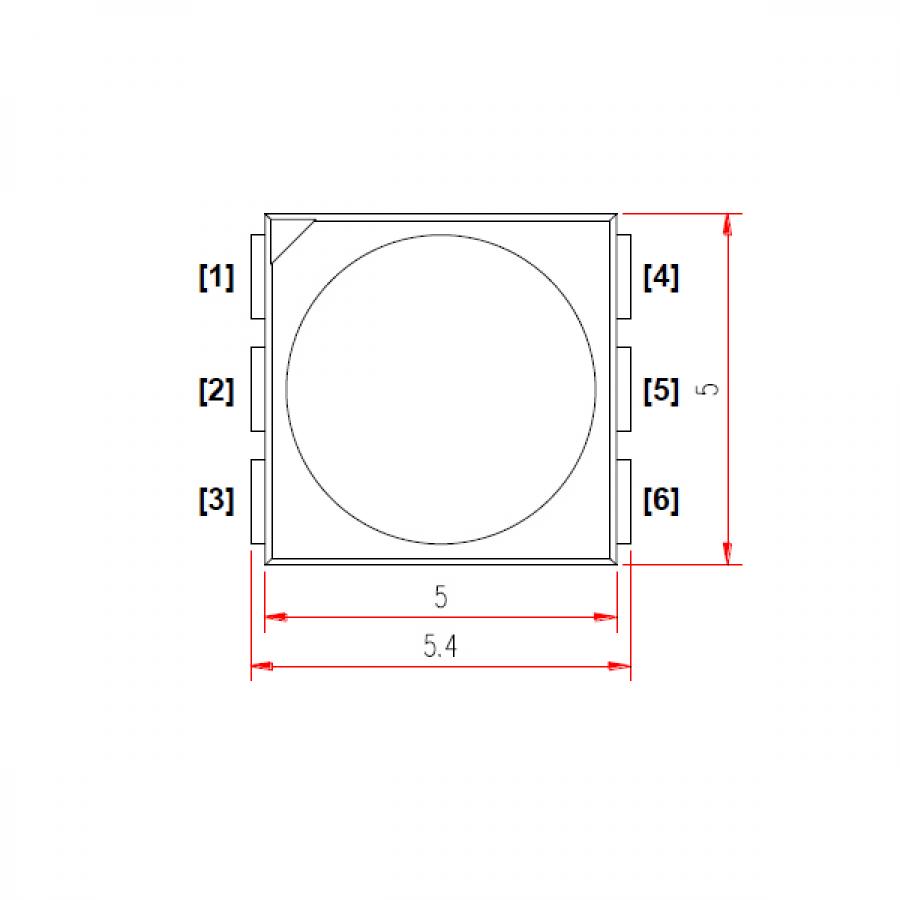 5056 IR UV RED 3색 SMD LED