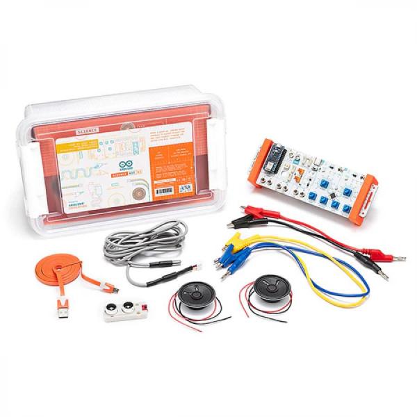 디바이스마트,오픈소스/코딩교육 > 아두이노 > 아두이노 교육용키트,아두이노,Arduino Science Kit R3,AKX00045 / 아두이노 정품 / 코딩과 과학 공부를 한 번에 할 수 있는 키트 / 아두이노 나노 RP2040 Connect 기반 / 공기질, 온습도 및 기압, IMU(6축 가속도, 자이로, 지자기), 근접, 밝기, 색상센서 등 다양한 센서 / 전압 및 전위차, 전류, 전기 저항 / 주파수, 진폭, 위상과 음파의 관계 / 사운드 센서 등