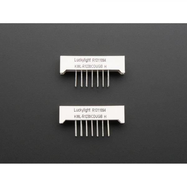 디바이스마트,LED/LCD > 일반 LED부품 > 직사각형 LED,Adafruit,Bi-Color (Red/Green) 12-LED Bargraph - Pack of 2 [ada-1719],12 LED / 빨간색/녹색 / 2개 팩