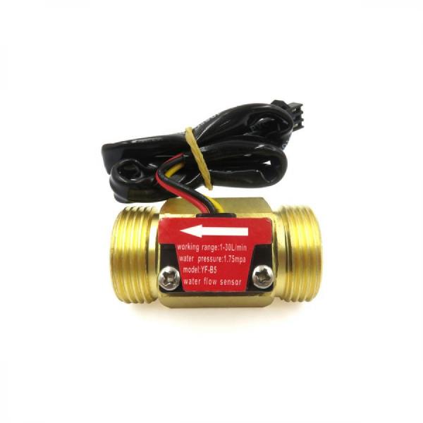 디바이스마트,센서 > 유량센서 > 유량센서,Fszjjn,유량 센서 YF-B5 [HWD-WS022],수류 센서 / 유량범위 1 - 30L/min / DC3.5~24V / 내경 17.9mm 외경 25.8mm / 1L water ≈ 396 pulses
