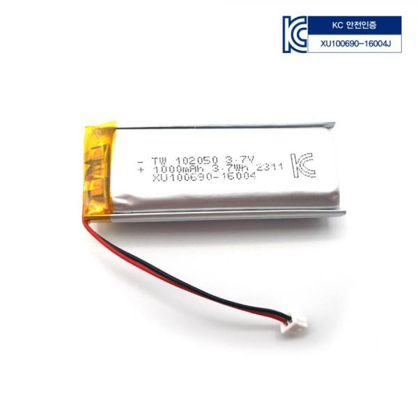 디바이스마트,전원/파워/배터리 > 배터리/배터리홀더 > 배터리팩 Pack > 리튬폴리머 Li-Po,Mini Battery,3.7V 1000mAh KC인증 리튬폴리머 배터리 [TW102050],세로*가로*두께(mm) : 20 x 50 x 10 / 전압 : 3.7V / 용량 : 1000mAh / 커넥터 : Molex 51021-0200 2pin 1.25mm pitch / 커넥터 길이 : 500mm / 커넥터 주문 제작은 100개 이상 부터 가능합니다. 게시판에 수량 문의주시면 감사하겠습니다.