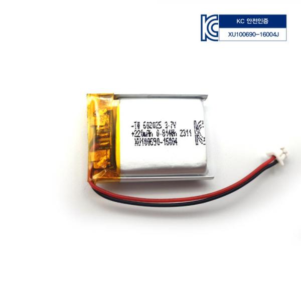 디바이스마트,전원/파워/배터리 > 배터리/배터리홀더 > 배터리팩 Pack > 리튬폴리머 Li-Po,Mini Battery,3.7V 220mAh KC인증 리튬폴리머 배터리 [TW602025],세로*가로*두께(mm) : 20 x 25 x 6 / 전압 : 3.7V / 용량 : 220mAh / 커넥터 : Molex 51021-0200 2pin 1.25mm pitch / 커넥터 길이 : 500mm / 커넥터 주문 제작은 100개 이상 부터 가능합니다. 게시판에 수량 문의주시면 감사하겠습니다.
