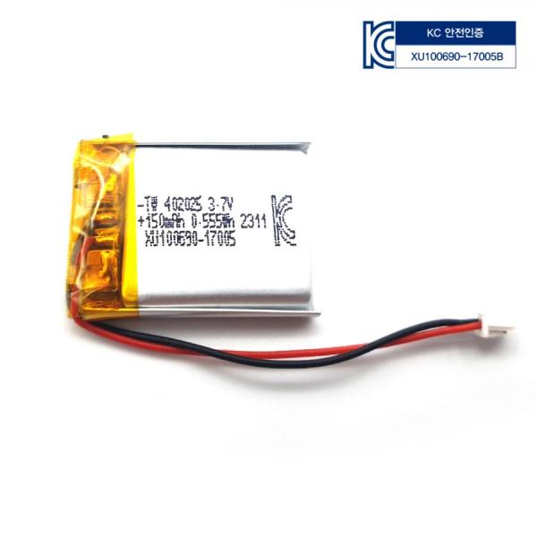 디바이스마트,전원/파워/배터리 > 배터리/배터리홀더 > 배터리팩 Pack > 리튬폴리머 Li-Po,Mini Battery,3.7V 150mAh KC인증 리튬폴리머 배터리 [TW402025],세로*가로*두께(mm) : 20 x 25 x 4 / 전압 : 3.7V / 용량 : 150mAh / 커넥터 : Molex 51021-0200 2pin 1.25mm pitch / 커넥터 길이 : 500mm / 커넥터 주문 제작은 100개 이상 부터 가능합니다. 게시판에 수량 문의주시면 감사하겠습니다.