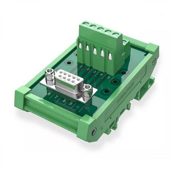 디바이스마트,커넥터/PCB > D-SUB 커넥터 > 조합형,SMG,DB9 D-sub 터미널 블록 어댑터 보드 9핀 female(암) [THC-DB002],DSUB 직렬 터미널 보드 / 9P(F) / DIN 레일형 / 금도금 커넥터 / 30~12AWG 2.5mm