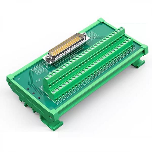 디바이스마트,커넥터/PCB > D-SUB 커넥터 > 조합형,SMG,DB50 D-sub 터미널 블록 어댑터 보드 50핀 male(수) [THC-DB009],DSUB 직렬 터미널 보드 / 50P(M) / DIN 레일형 / 금도금 커넥터 / 30~12AWG 2.5mm