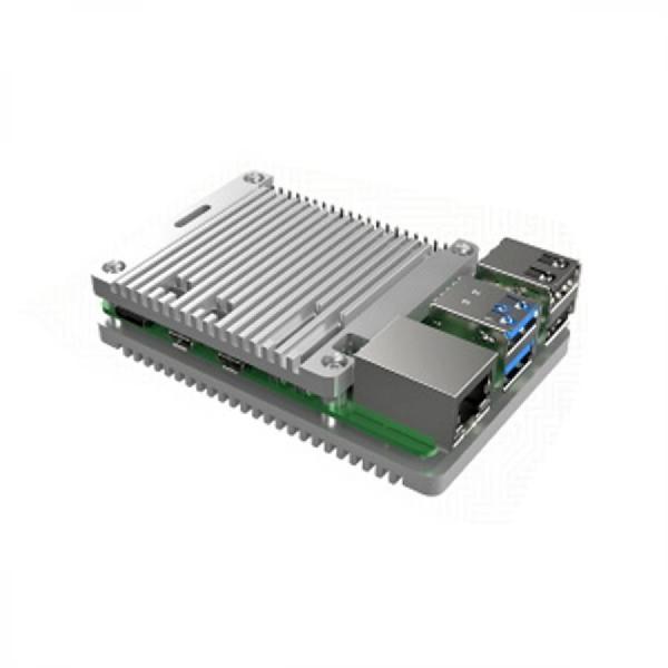 디바이스마트,오픈소스/코딩교육 > 라즈베리파이 > 라즈베리파이 케이스,EDA,라즈베리파이5 팬 리스 냉각 케이스 오픈형 실버 [ED-Pi5Case-OS],라즈베리파이5 팬 리스 냉각 케이스 / 실버 / 오픈형