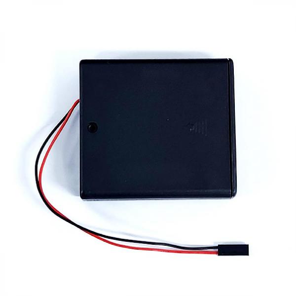 디바이스마트,전원/파워/배터리 > 배터리/배터리홀더 > 배터리홀더 Holder > AA용 홀더,SMG,AA 배터리홀더 4구 점퍼 케이블(암) [TYE-BH012],셀 규격 : AA형 / 온오프스위치 / 셀 갯수 : 4개(직렬) / 전압 : 6V / 출력단자 : 점퍼케이블(암)