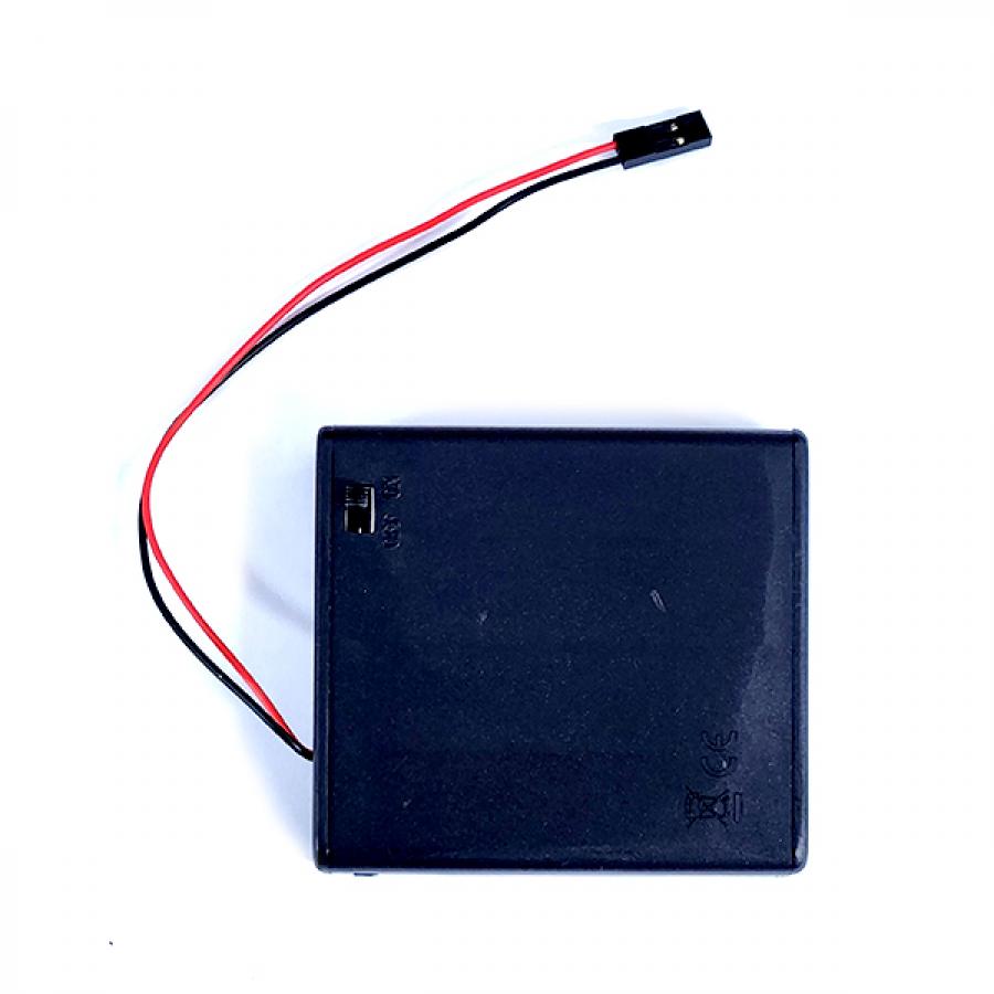 AA 배터리홀더 4구 점퍼 케이블(암) [TYE-BH012]