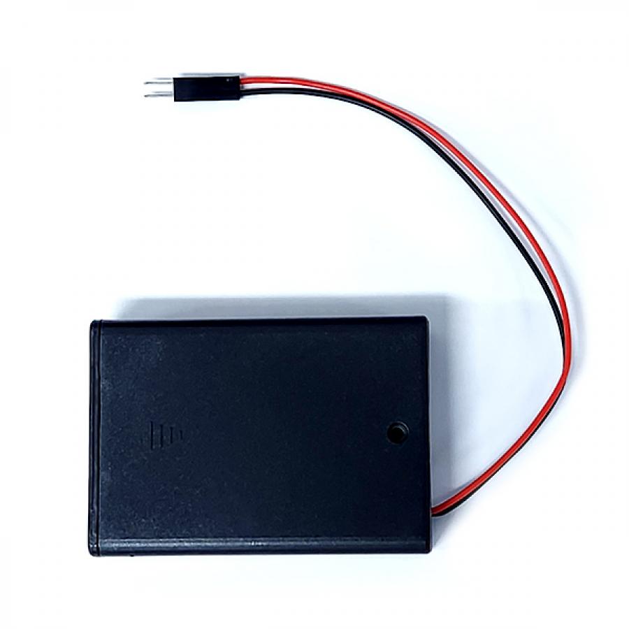 AA 배터리홀더 3구 점퍼 케이블(수) [TYE-BH007]