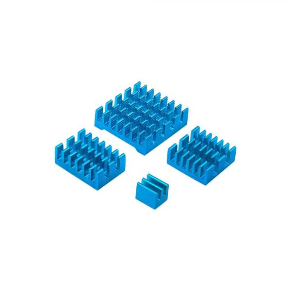 디바이스마트,오픈소스/코딩교육 > 라즈베리파이 > 아답터/방열판/OS/기타,Happy House,라즈베리파이5 전용 알루미늄 방열판 파란색 [NEW-21],라즈베리파이5 전용 알루미늄 방열판 파란색 / 4종 / 라즈베파이 사용 시 열을 낮추기 위한 용도 / 양면테이프가 부착되어있습니다.