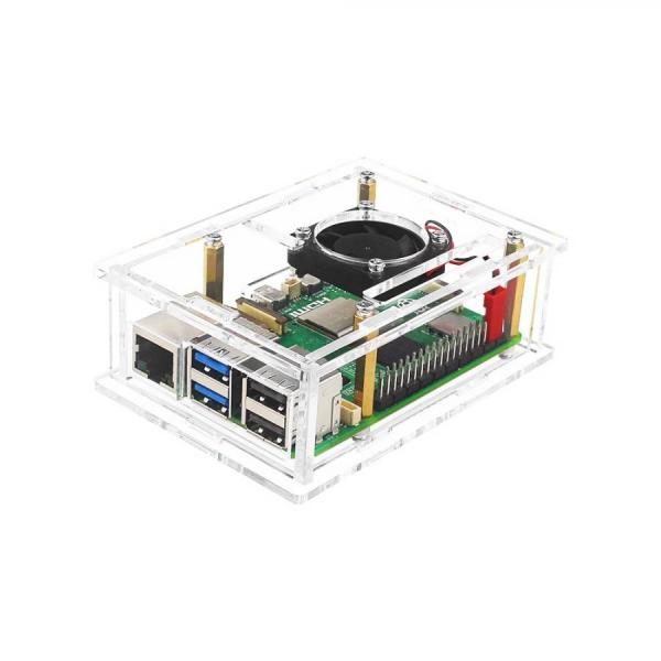 디바이스마트,오픈소스/코딩교육 > 라즈베리파이 > 라즈베리파이 케이스,Happy House,라즈베리파이5 전용 아크릴 케이스 방열판 풀 패키지 [NEW-7],라즈베리파이5 아크릴 케이스 풀 패키지 / 구성품 : 아크릴 케이스, 쿨러, 구리 방열판, 볼트 너트