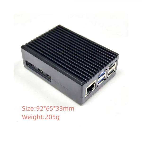 디바이스마트,오픈소스/코딩교육 > 라즈베리파이 > 라즈베리파이 케이스,Happy House,라즈베리파이5 전용 메탈 방열 케이스 - 아머 [NEW-18],라즈베리파이5 전용 메탈 케이스 B형 / 써멀 패드 포함