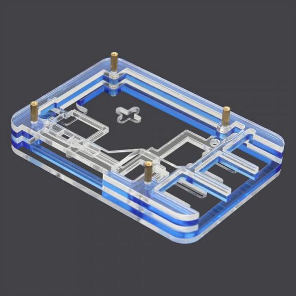 디바이스마트,오픈소스/코딩교육 > 라즈베리파이 > 라즈베리파이 케이스,Happy House,라즈베리파이5 전용 5단 아크릴 케이스 파란색 [NEW-13],라즈베리파이5 전용 아크릴 케이스 파란색 버전입니다. / 5단