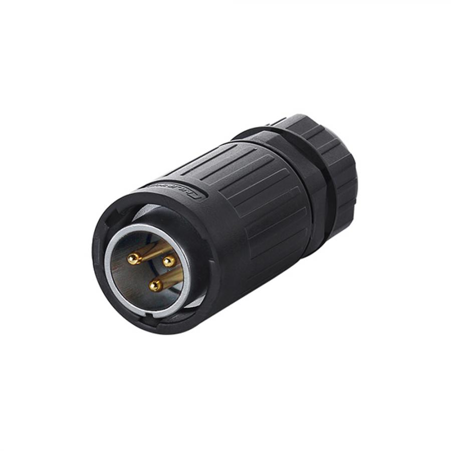 플라스틱 방수 Male 커넥터 3핀 [YA-20-C03PE-01-001]