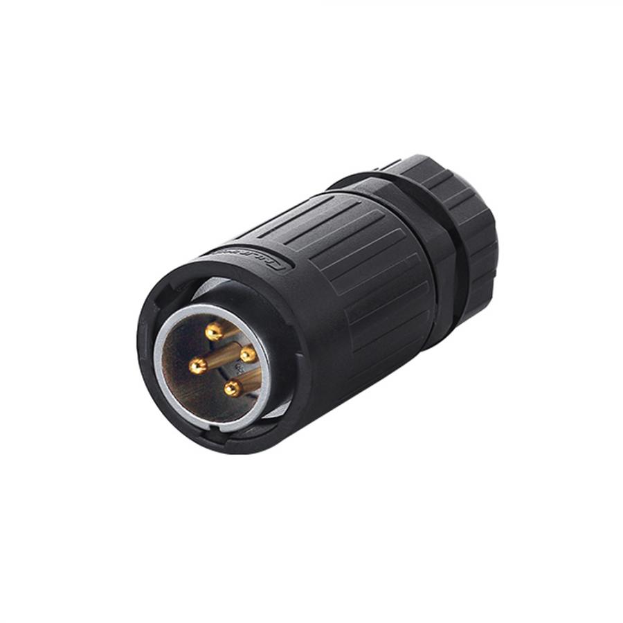 플라스틱 방수 Male 커넥터 4핀 [YA-20-C04PE-01-001]