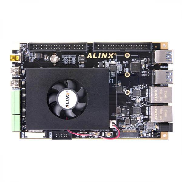 디바이스마트,MCU보드/전자키트 > 프로세서/개발보드 > FPGA,ALINX,AMD Xilinx Zynq UltraScale+ MPSoC XCZU2CG FPGA Development Board  [AXU2CGB-E],ARM Cortex-A53 x2, 1.2GHz / 기가비트 이더넷 / JTAG / 40 Pin Expansion portARM Cortex-R5 x2, 500MHz / Zynq UltraScale+™ MPSoC XCZU2CG- 1SFVC784E, 2GB DDR4