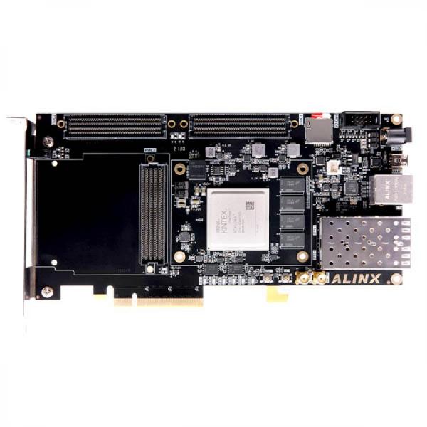 디바이스마트,MCU보드/전자키트 > 프로세서/개발보드 > FPGA,ALINX,AMD Xilinx Kintex UltraScale FMC HPC PCIE FPGA Development board XCKU040 [AXKU041],Kintex™ UltraScale™ XCKU040-2FFVA1156I, 4GB DDR4 / PCle 3.0 x 8 / JTAG / SMA  / SEP + Optical fiber x 2 / TF Card Slot
