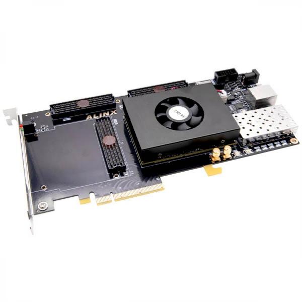 디바이스마트,MCU보드/전자키트 > 프로세서/개발보드 > FPGA,ALINX,AMD Xilinx Kintex UltraScale FPGA Development EVB & Kits FMC HPC PCIE XCKU040 [AXKU042-V2.0],Kintex™ UltraScale™ XCKU040-2FFVA1156I, 4GB DDR4 / QSPI FLASH / 120핀 커넥터 / 80핀 커넥터 / PCLE 3.0 x 8 / UART / 기가비트 이더넷