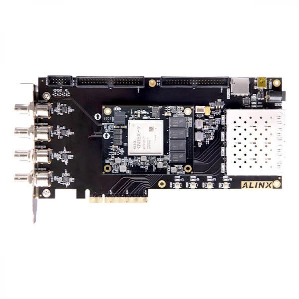 디바이스마트,MCU보드/전자키트 > 프로세서/개발보드 > FPGA,ALINX,AMD XILINX Kintex-7 3G- SDI SFP PCIE FPGA Development Board XC7K325 [AV7K300],Kintex™ 7 XC7K325T-2FFG900I, 2GB DDR3 / PCIe Gen2 : X8
