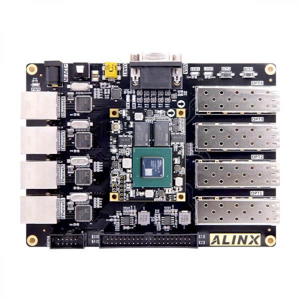디바이스마트,MCU보드/전자키트 > 프로세서/개발보드 > FPGA,ALINX,AMD XILINX Artix7 SFP FPGA Development Board XC7A200T [AX7201],Artix™ 7 XC7A200T-2FGG484I, 1GB DDR3 / 기가비트 이더넷 / JTAG / VGA / Industrial grade, -40°c~85°c